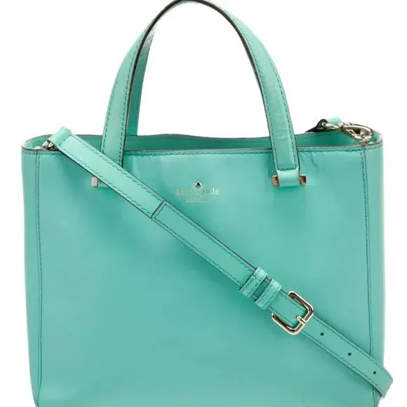 Kate Spade Aqua Blue Tote Bag - Picture 16 of 16